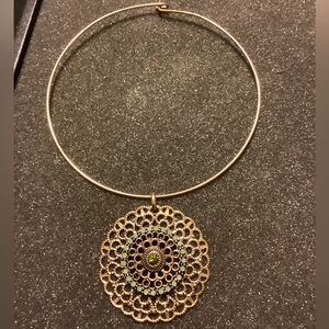 🐴 Vintage Collar Necklace w/Pendant